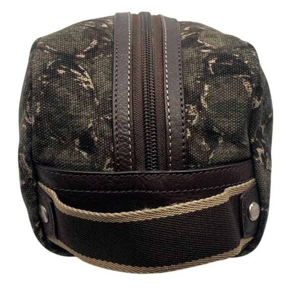 Coach 2013 Heritage Web Canvas & Leather Camo X-L F70583 Travel & Toiletry Tote - Picture 14 of 16